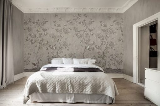 Chinoiserie Chic, Powder Beige Wallmural - Premium - Image 3