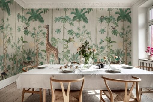 Giraffe's Stroll Wallmural - Premium - Image 3