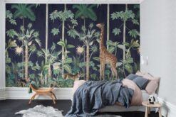 R16792 image3 Giraffe's Stroll, Nightfall Wallmural - Premium Giraffe's Stroll, Nightfall Wallmural - Premium