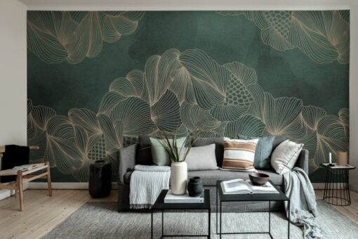 Opulence, Jade Wallmural - Premium