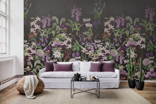 Alice's Garden, Midnight Wallmural - Premium