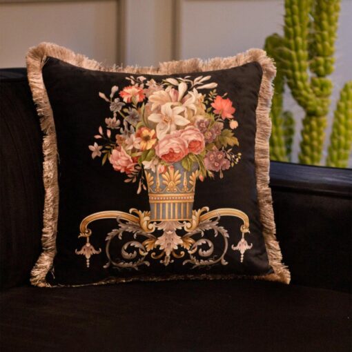 Figurative Flower Pillow - EY230