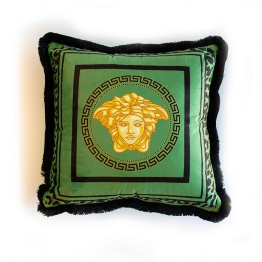 Green Medusa Pillow - EY231 - Image 3