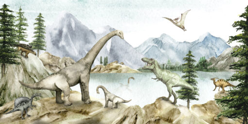 Dinosaur Island Mural - Image 2