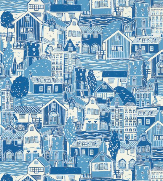 evershine cloudless blue wallpaper 112808 image01 Stockholm Wallpaper Stockholm Wallpaper