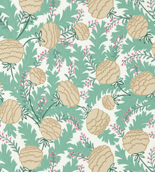 Cecilia Wallpaper - Sage / Buttercream - Image 2