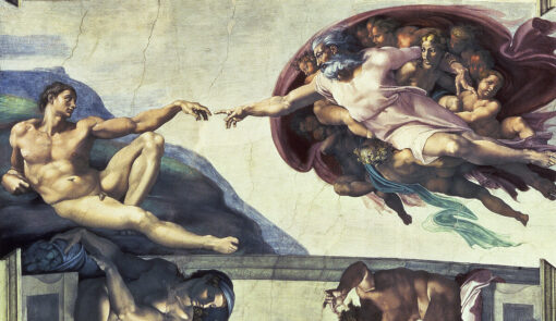 Creation of Adam Mural | By Michelangelo Buonarroti - Image 2