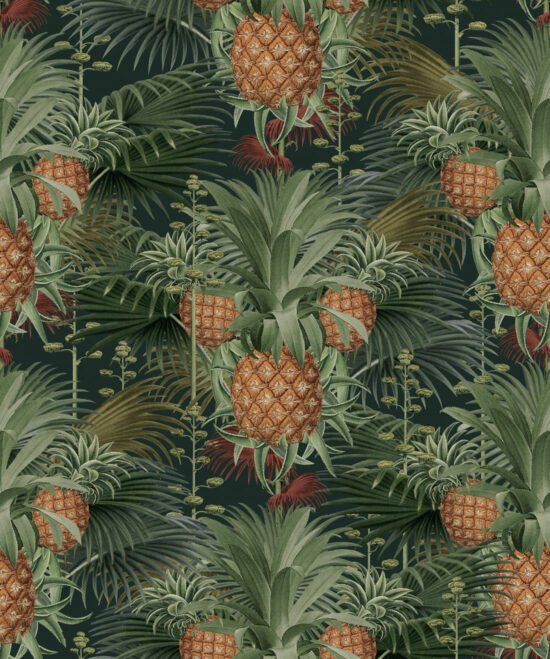 EW DC Pineapple Night Pineapple Harvest Wallpaper Pineapple Harvest Wallpaper