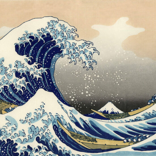 Great Wave Mural | By Katsushika Hokusai | Evershine Wall