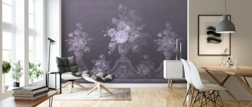 Verdant Deco Mural - Violet - Image 3