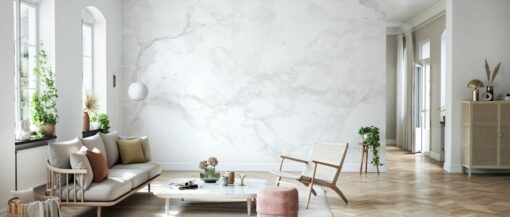 White Marble Mural