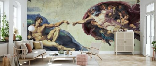 Creation of Adam Mural | By Michelangelo Buonarroti