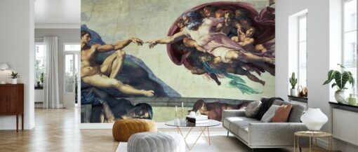 Creation of Adam Mural | By Michelangelo Buonarroti - Image 3