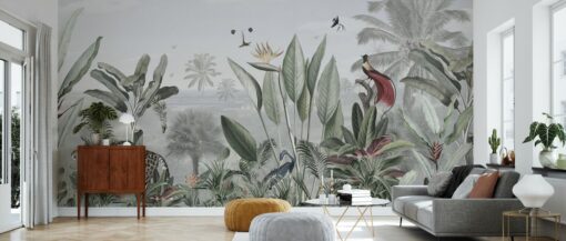 Botanical Beauty Panorama Mural - Image 3