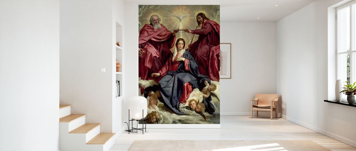 Coronation of the Virgin Mural | By Diego Velasquez | Evershine Wall