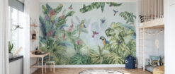 room50 12 Parrots Paradise Mural Parrots Paradise Mural