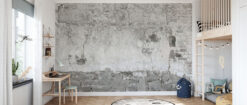 room50 19 Cracked Stone Wall Mural - Grey Cracked Stone Wall Mural - Grey