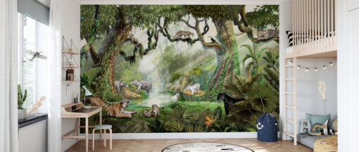 Jungle Cats Mural - Image 3