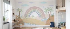 room50 6 Rainbow Landscape Mural Rainbow Landscape Mural