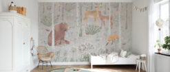 room51 17 Wildlife Mural - Grey Wildlife Mural - Grey