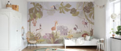 room51 26 Savanna Animals Mural Savanna Animals Mural