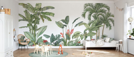 Tropical Foliage Mural