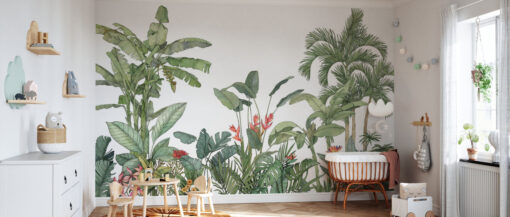 Tropical Foliage Mural - Image 3