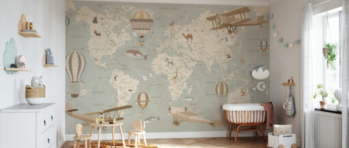 Explorer Map Mural