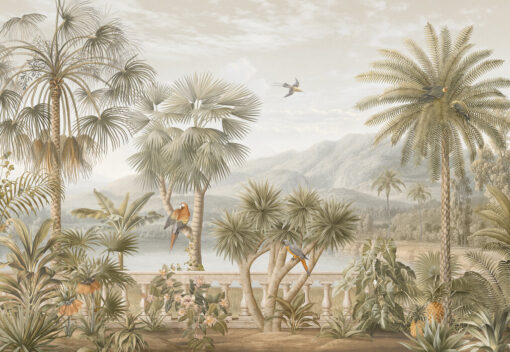 tropical plateau sepia Tropical Plateau Mural - Sepia Tropical Plateau Mural - Sepia