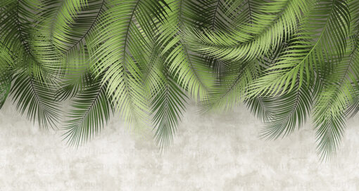 Palm Leaves Pattern Mural - Green | FJ312