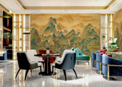 Mountains Design Mural