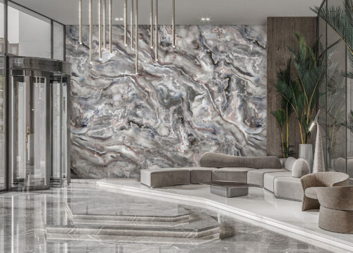 Marble Design Mural - Grey | FJ319