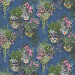 cole and son talavera fuchsia and forest greens on cerulean sky wallpaper tiled 167268 69434 TALAVERA TALAVERA