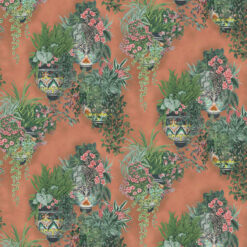 cole and son talavera rose and spring greens wallpaper tiled 167266 13510 TALAVERA TALAVERA