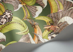 Cole Son Ardmore Jabula Hoopoe Leaves 119 1003 RGB Waves 58300 HOOPOE LEAVES WALLPAPER HOOPOE LEAVES WALLPAPER