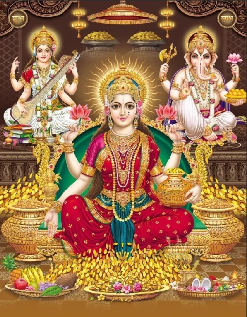 Lakshmi Mata Religious Wall Mural