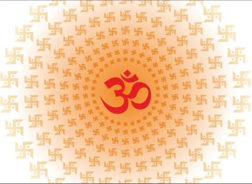 Om Religious Symbol Wall Mural