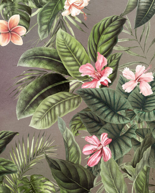 Tropical Greenery Wallpaper Mural – Exotic Palm Leaf Jungle Wall Art - Image 4