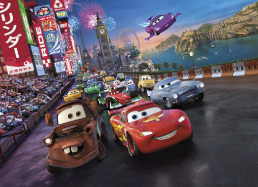 Disney Pixar Cars Wall Mural – Lightning McQueen & Friends Racing Adventure for Kids’ Room - Image 2