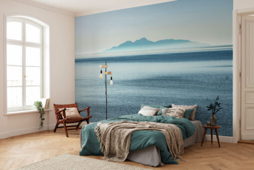 Ocean Breeze Horizon Wall Mural - Beachfront Scenery Wallpaper