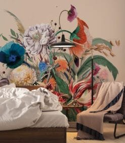 Arrangement Colourful Flowers Wallpaper Wallmural - Image 3