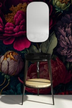 3D Pink and Purple Flowers Wallpaper Wallmural - Image 3