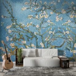 Blooming Almond Tree Wallmural