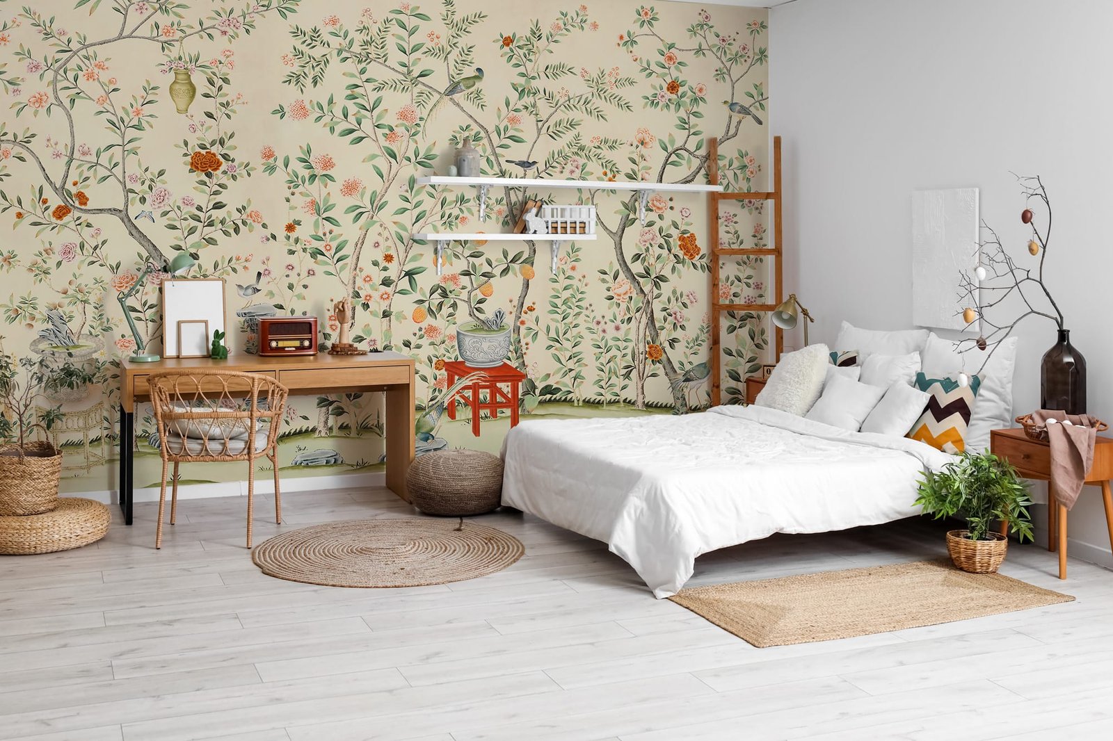 Rose Garden Melody Wallmural - Image 3