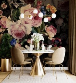 Midnight Blossom 3D Wallpaper Wallmural