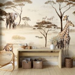 African Wilderness Animals Wallpaper Wallmural - Image 2