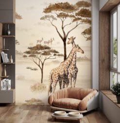 African Wilderness Animals Wallpaper Wallmural