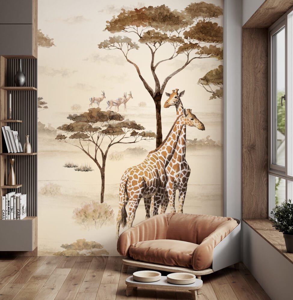 African Wilderness Animals Wallpaper Wallmural