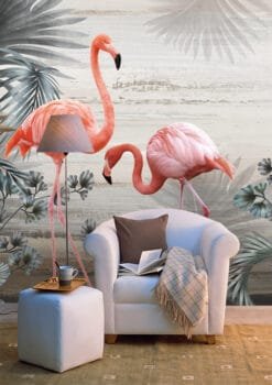 Alternative view of Classic Forest Animals Wall Mural