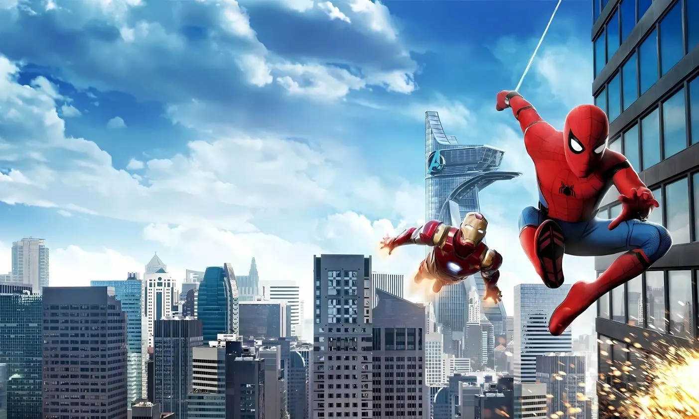 Spider-Man & Iron Man Wallpaper Mural - Image 3